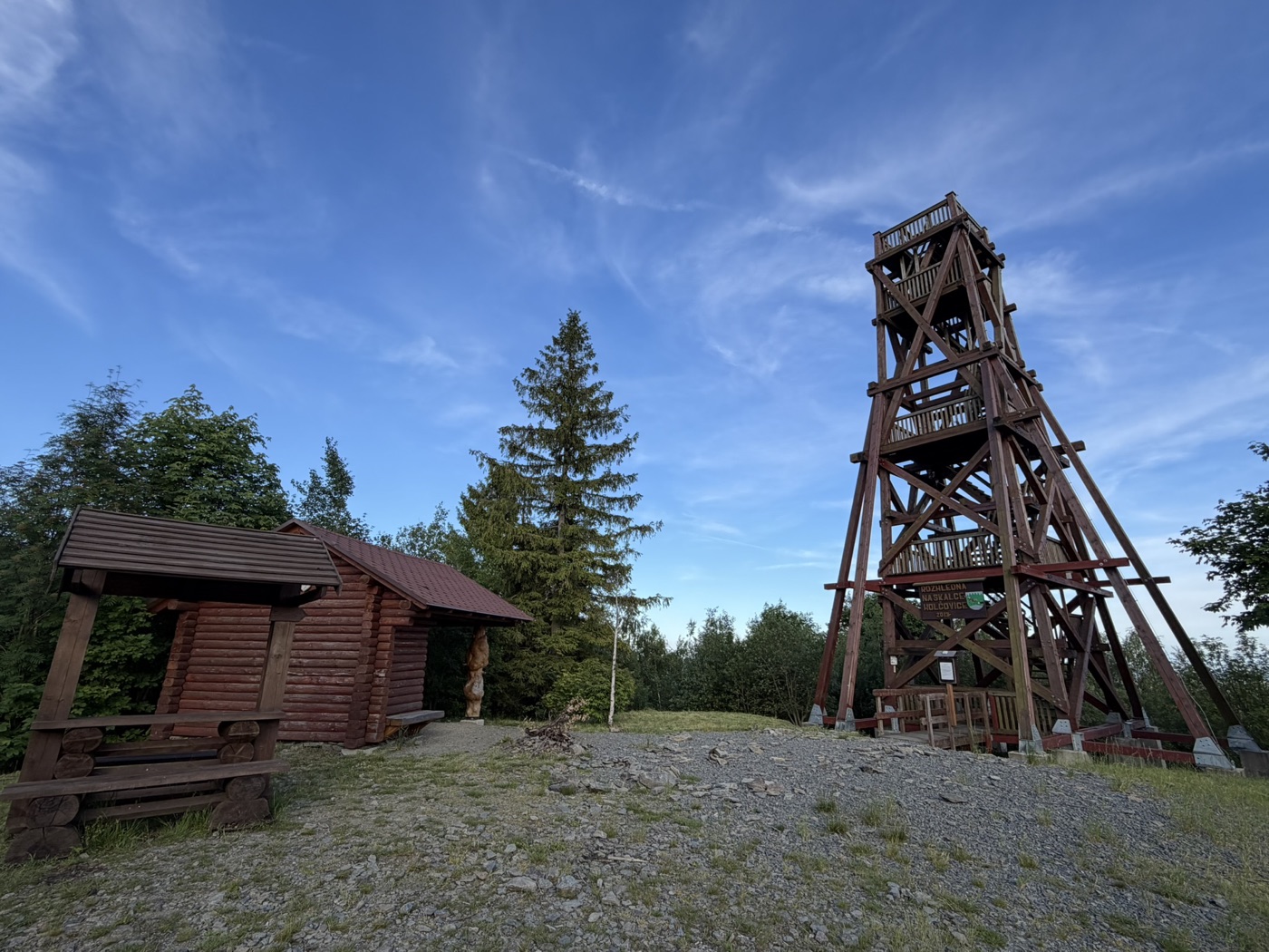 Rozhledna na Skalce v Jeseníkách